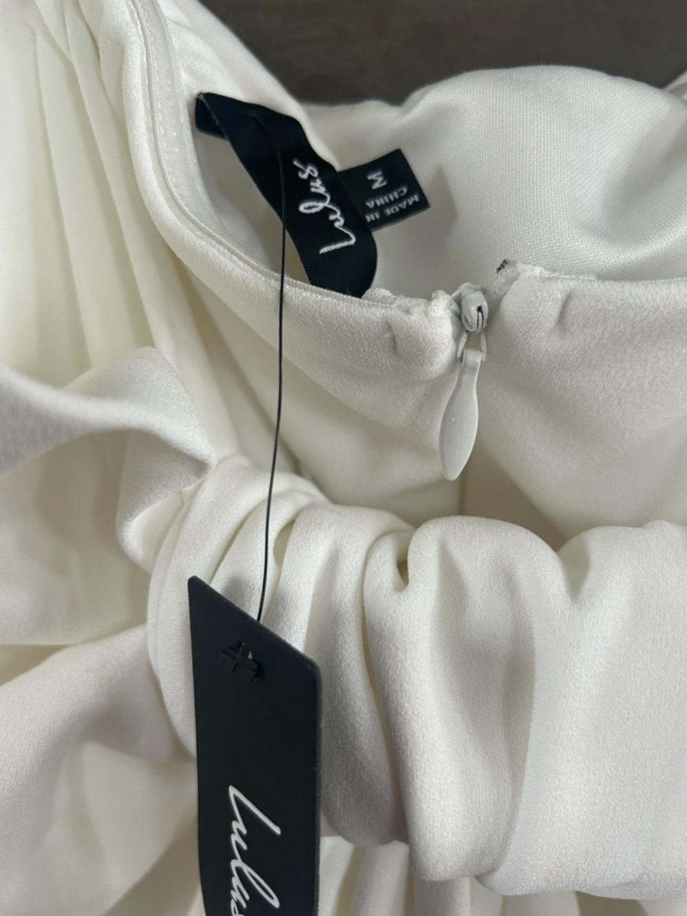 NWT Lulus Fabulous Phenomenon White Strapless Bow Midi Dress - Picture 12 of 15